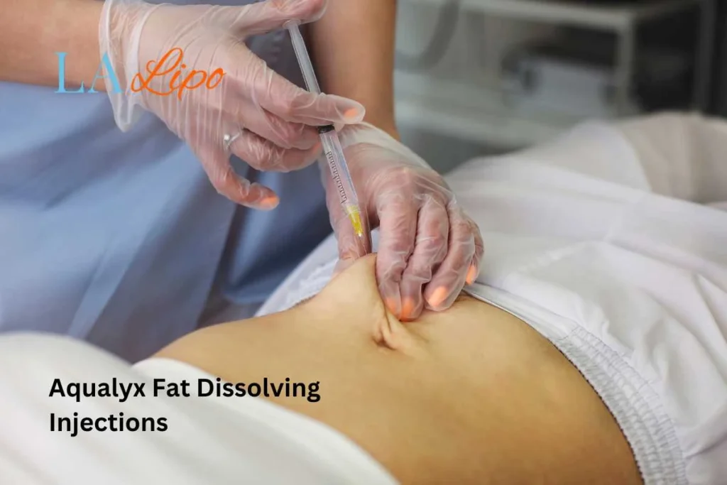 woman having fat dissolving injections Dunchurch in the stomach