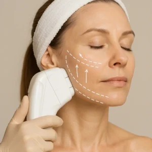 Woman having HI-FU to reduce wrinkles call LA LIPO Dunchurch Now!