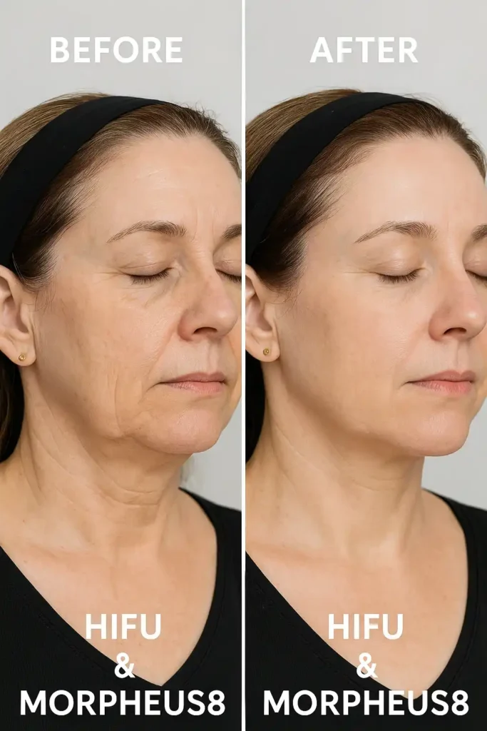 HIFU & Morpheus8 treatment results Dunchurch - book in today!