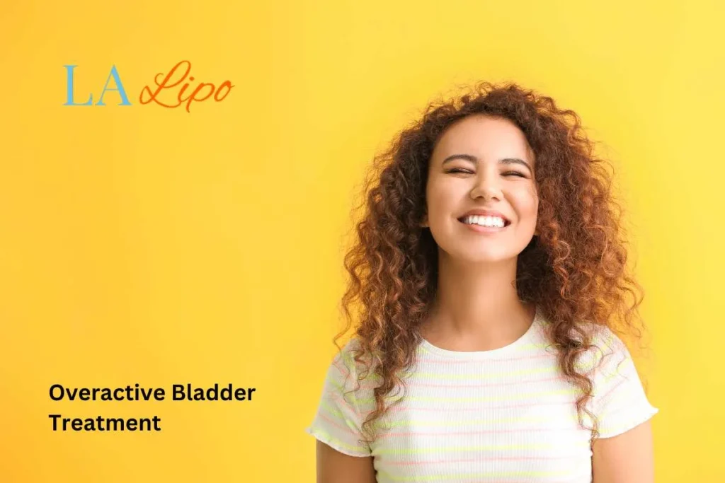 woman smiling about overactive bladder treatment Dunchurch solutions