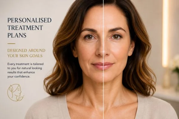 Before and after results of Collagen Lift Therapy Dunchurch